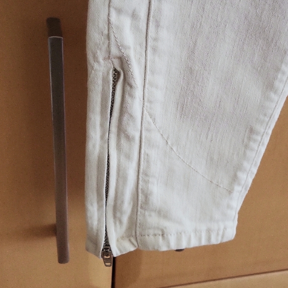 VINTAGE Anthropologie Pilcro & The Letterpress Moto Jeans sz 31 - Picture 4 of 14